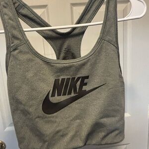 Nike Heather Gray Dri-FIT Sports Bra
